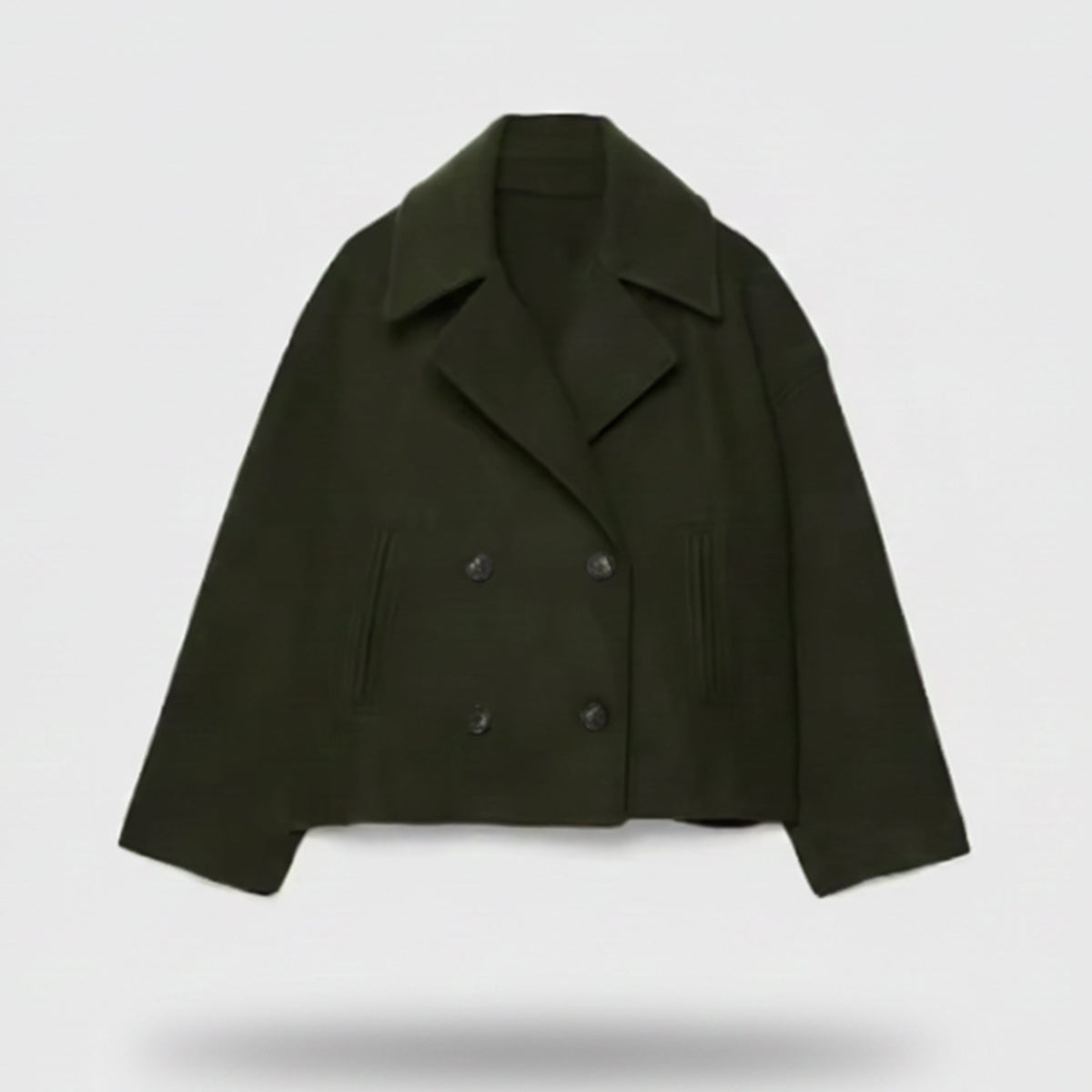Selene - Women's Classic Double-Breasted Coat