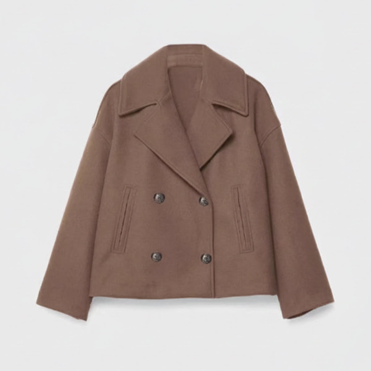 Selene - Women's Classic Double-Breasted Coat