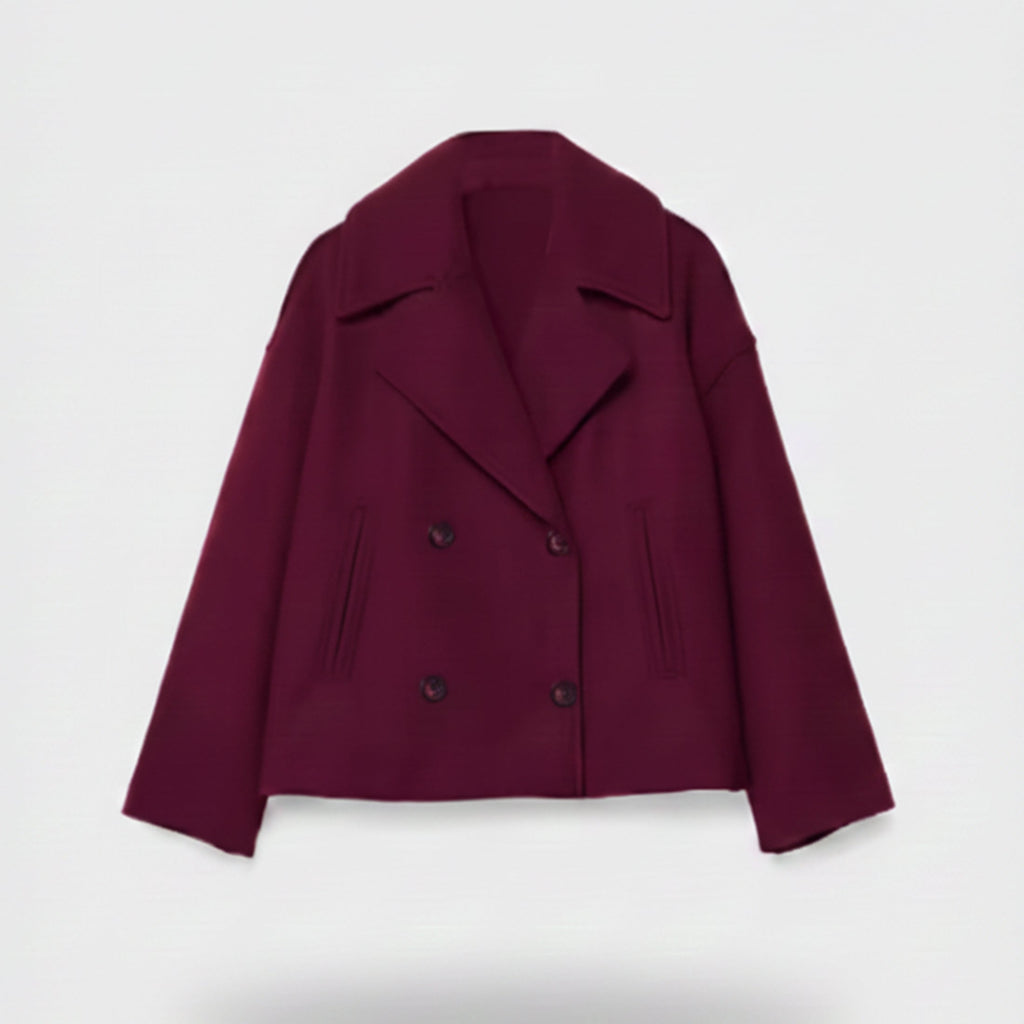 Selene - Women's Classic Double-Breasted Coat