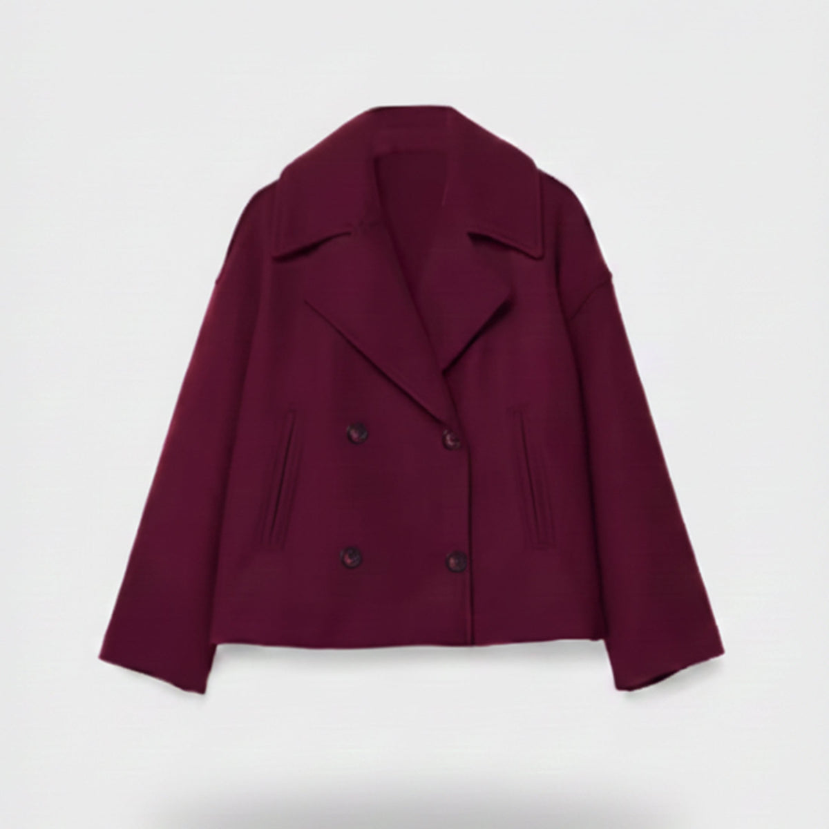 Selene - Women's Classic Double-Breasted Coat
