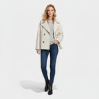 Selene - Women's Classic Double-Breasted Coat
