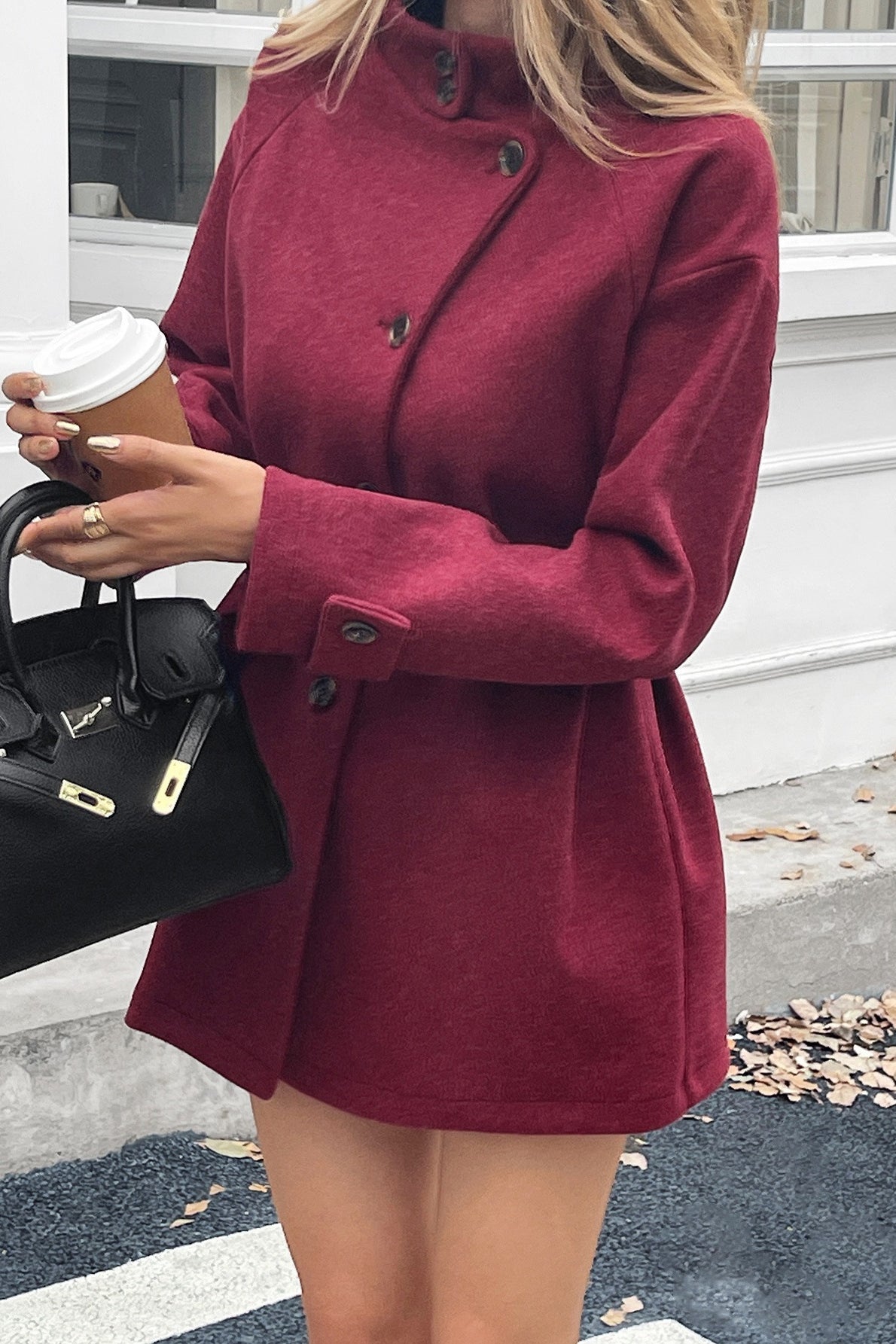 Selene - Women's Sleek Knit Coat