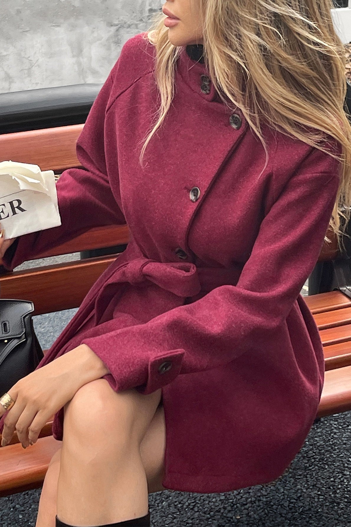 Selene - Women's Sleek Knit Coat