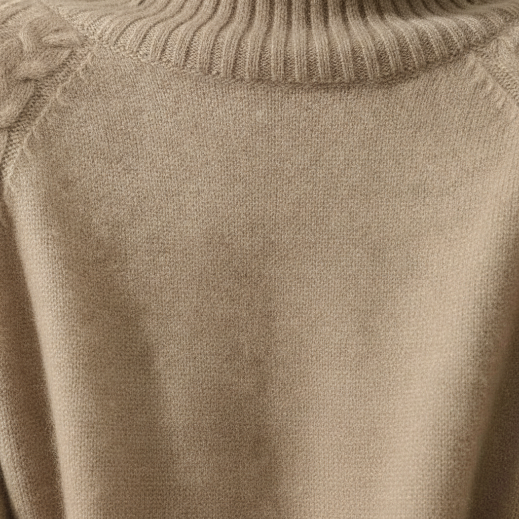 Sienna - Women's Cosy Knitted Polo Neck Jumper