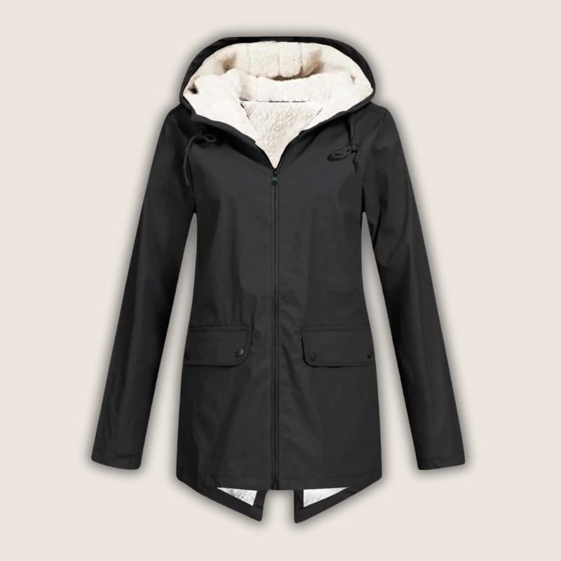 Sienna - Women's Cosy Waterproof Jacket with Hood