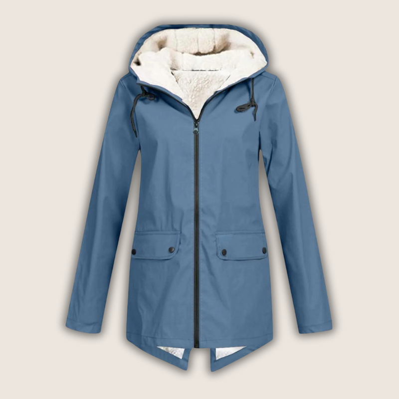 Sienna - Women's Cosy Waterproof Jacket with Hood