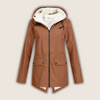 Sienna - Women's Cosy Waterproof Jacket with Hood