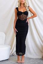 Sienna - Women's Elegant Bodycon Midi Dress