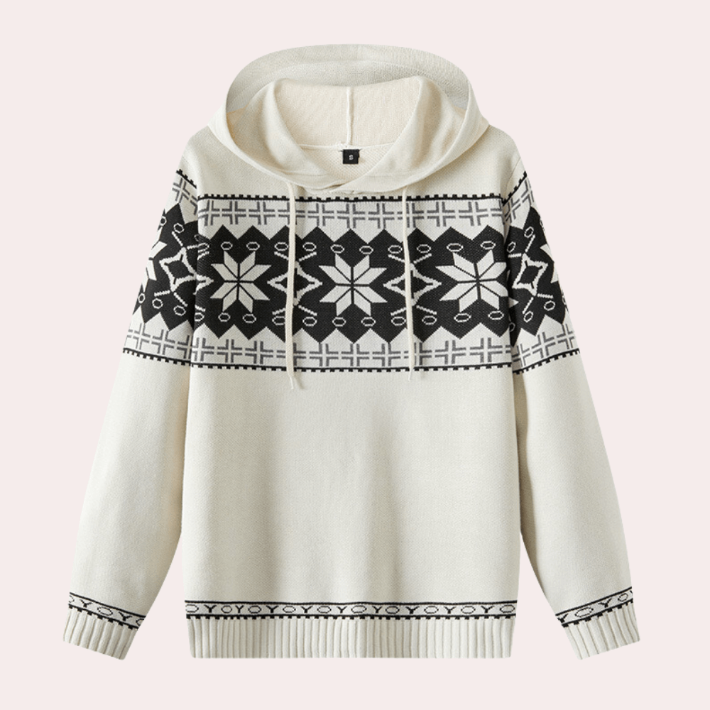 Soren - Men's Classic Nordic Pattern Hoodies