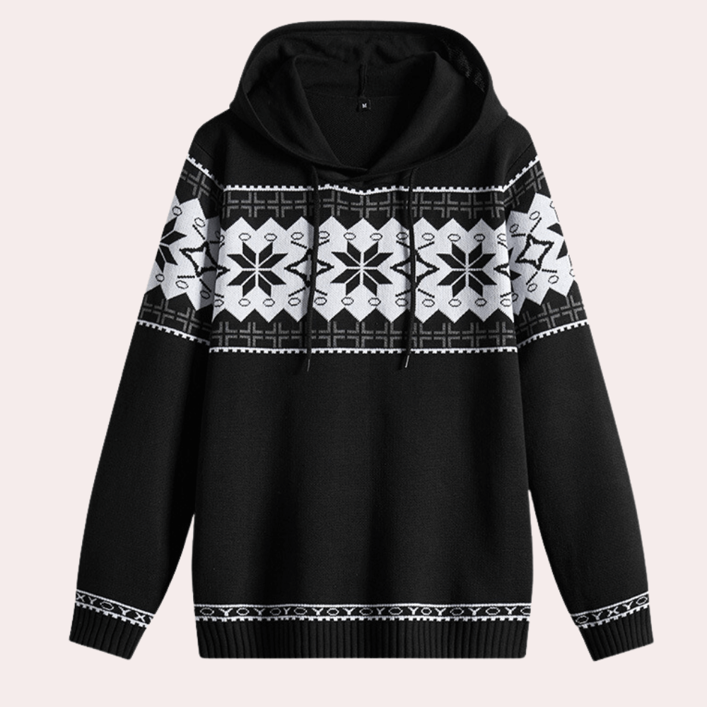Soren - Men's Classic Nordic Pattern Hoodies