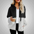 Sutton - Women's Cosy Two-Tone Fleece Hoodie