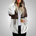 Sutton - Women's Cosy Two-Tone Fleece Hoodie