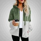 Sutton - Women's Cosy Two-Tone Fleece Hoodie