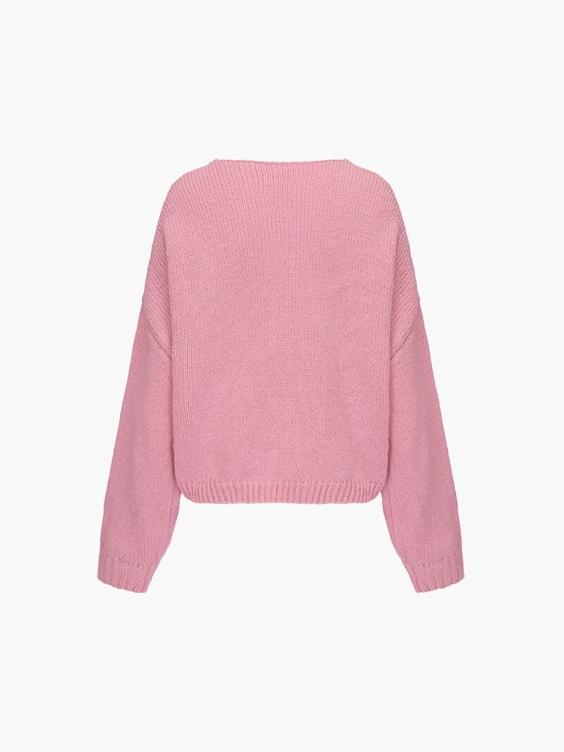 Sylvie - Women's Bow-Detail Knit Cardigan