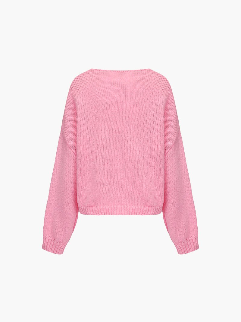 Sylvie - Women's Bow-Detail Knit Cardigan