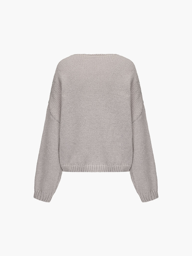 Sylvie - Women's Bow-Detail Knit Cardigan