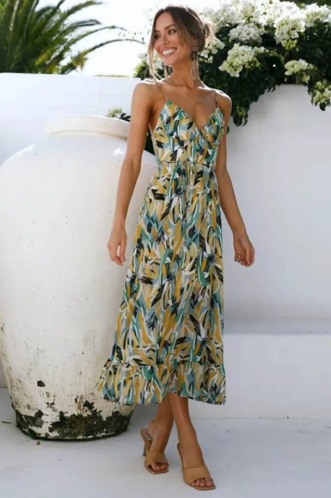 Tahlia - Women's Vibrant Sun Dress