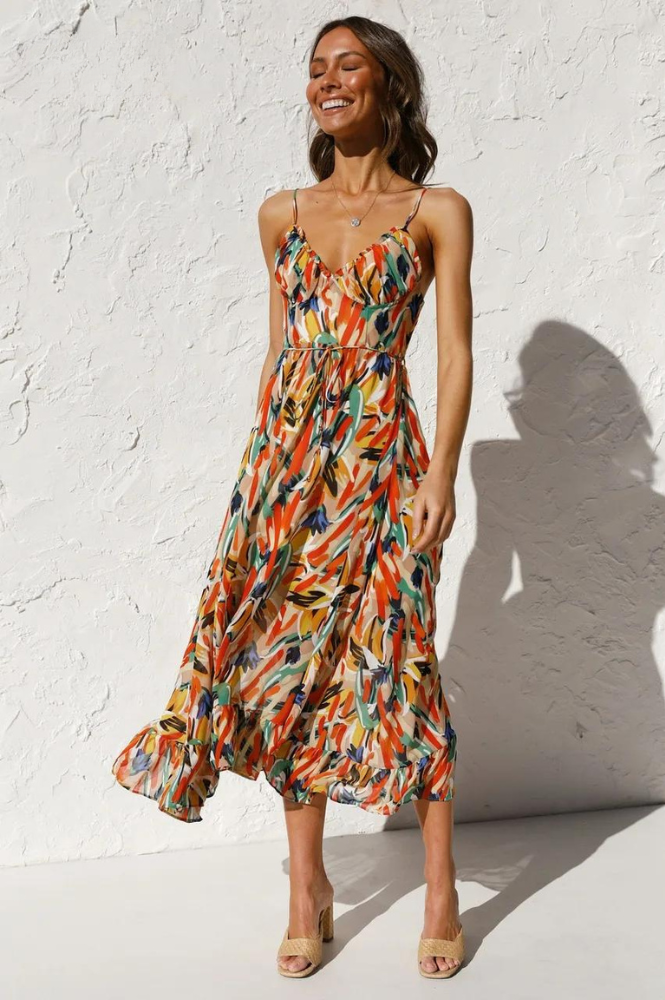 Tahlia - Women's Vibrant Sun Dress