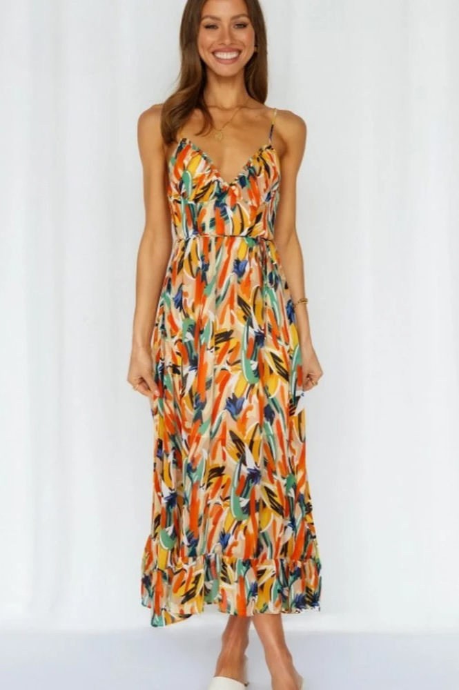 Tahlia - Women's Vibrant Sun Dress