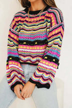 Tamsin - Women's Colourful Knitted Jumper