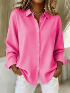 Tamsin - Women's Vibrant Collared Blouse