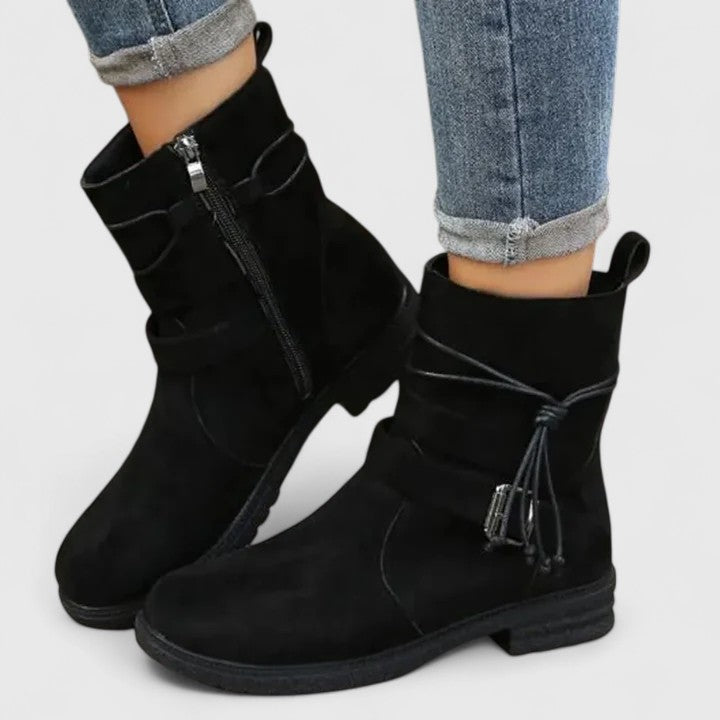 Teagan - Women's Stylish Tassel Ankle Boots