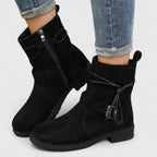 Teagan - Women's Stylish Tassel Ankle Boots