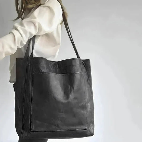 Tessa - Women's Classic Faux Leather Tote Satchel