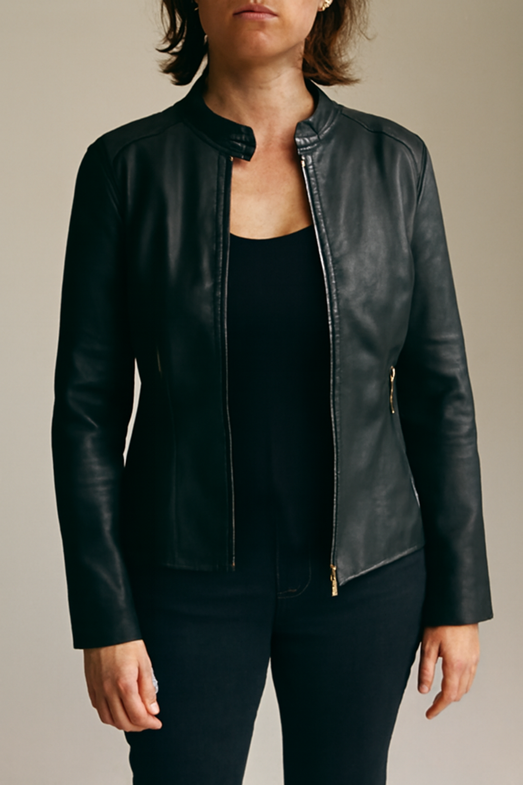 Thalia - Women's Classic Leather Jacket