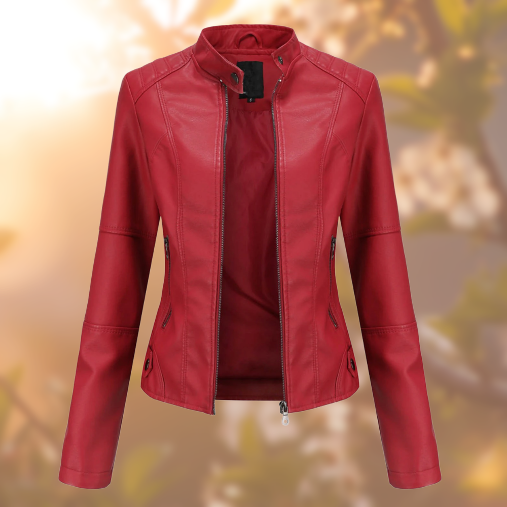 Thalia - Women's Classic Leather Jacket