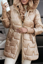 Thalia - Women's Stylish Puffer Jacket with Hood