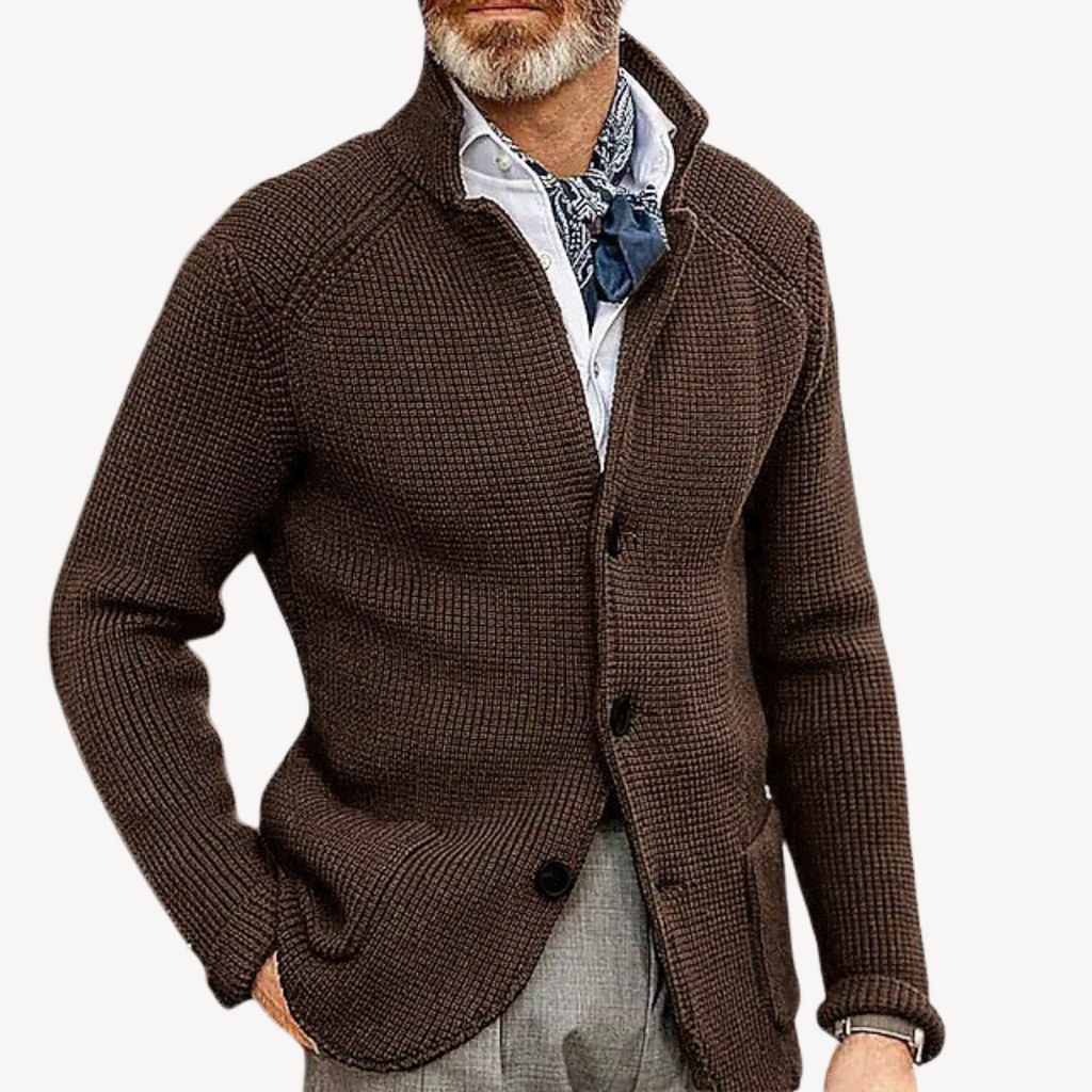 Theo - Men's Classic Knitted Cardigan