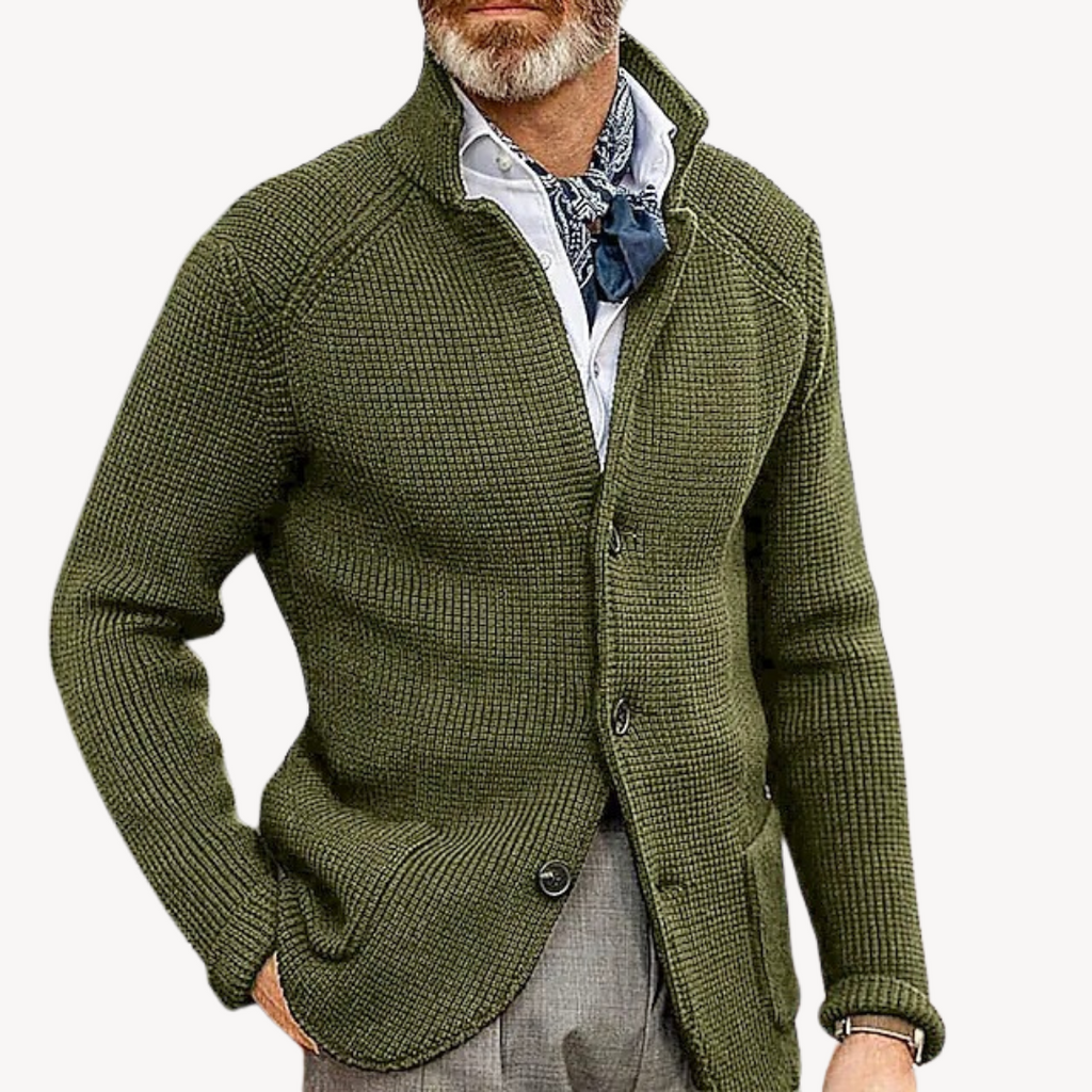 Theo - Men's Classic Knitted Cardigan