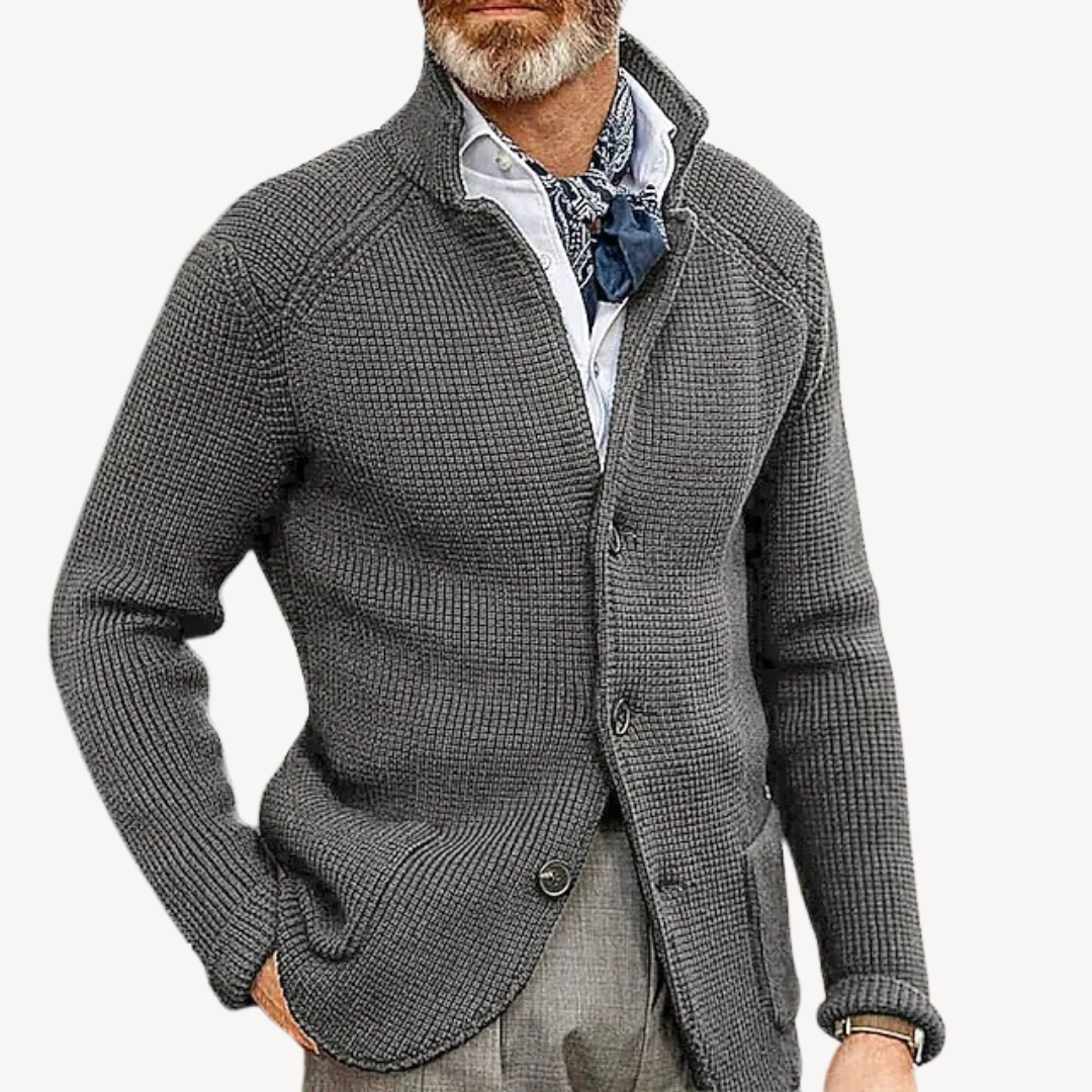 Theo - Men's Classic Knitted Cardigan