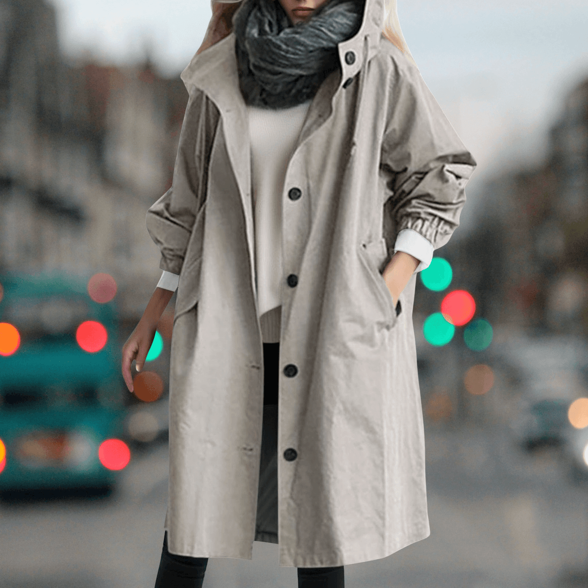Vivian - Women's Water-Resistant Trench Coat