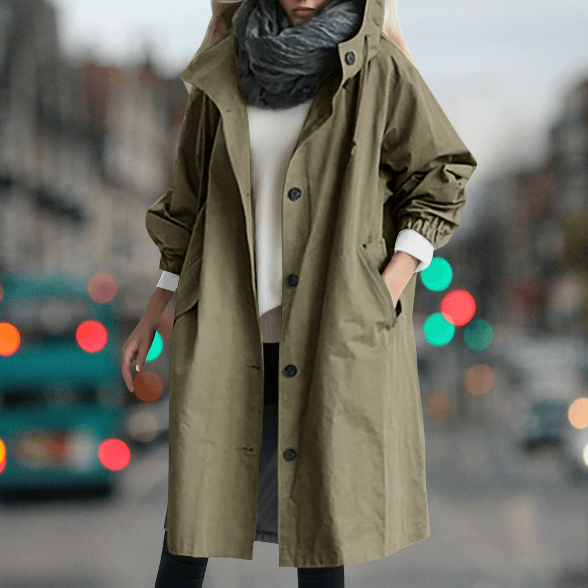 Vivian - Women's Water-Resistant Trench Coat