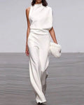 Vivienne - Women's One-Shoulder Elegant Jumpsuit