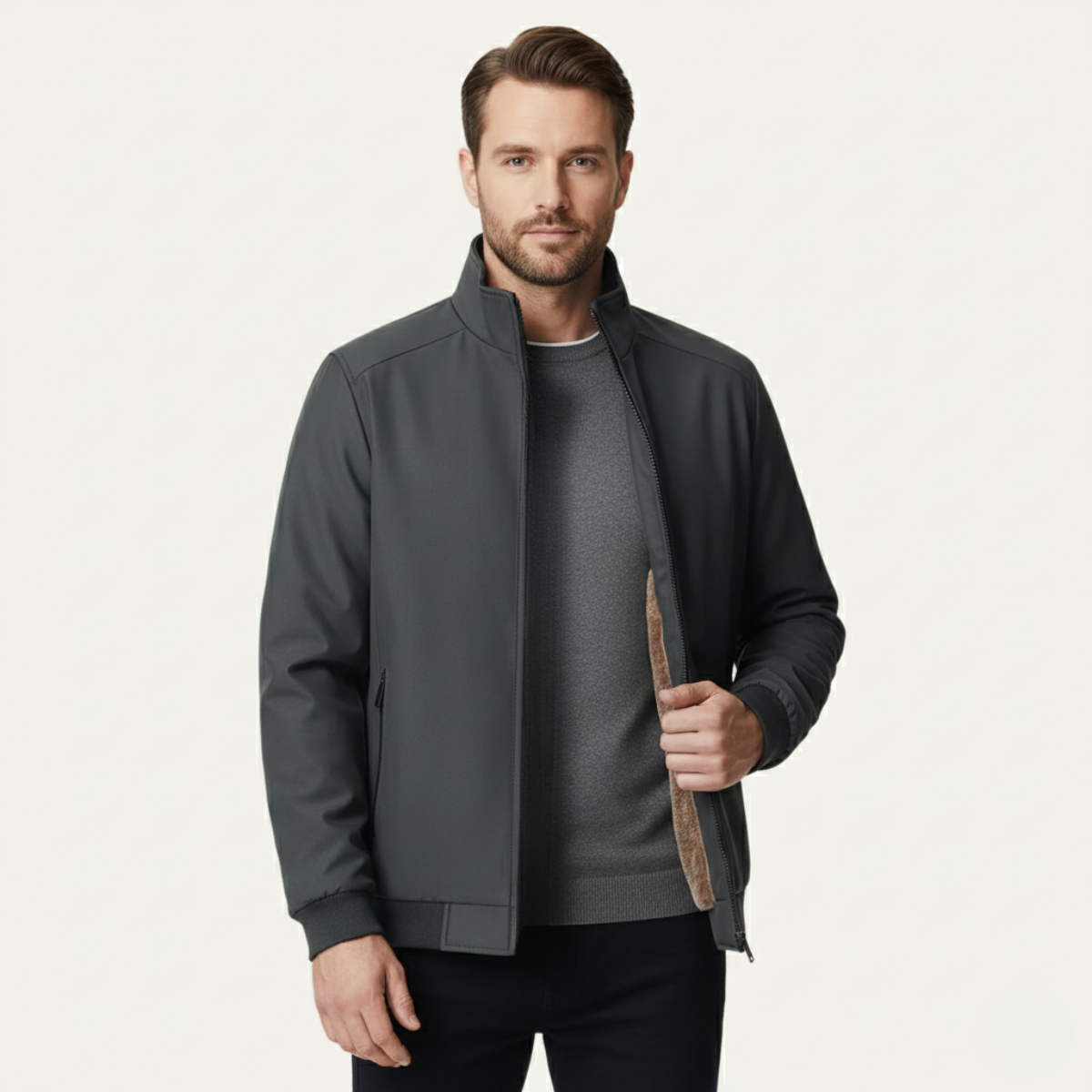 Weston - Men's Classic Fleece Lined Jacket