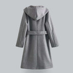 Wren - Women's Elegant Hooded Trench Coat