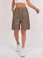 Zaina - Women's Cargo Shorts with Pocket Detail