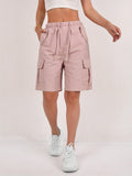 Zaina - Women's Cargo Shorts with Pocket Detail