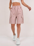 Zaina - Women's Cargo Shorts with Pocket Detail