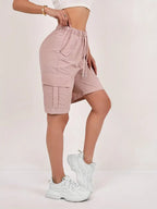 Zaina - Women's Cargo Shorts with Pocket Detail