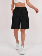 Zaina - Women's Cargo Shorts with Pocket Detail