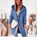 Zephyra - Women's Cosy Knitted Cardigan with Hood