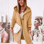 Zephyra - Women's Cosy Knitted Cardigan with Hood