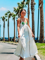 Zinnia - Women's Tropical Maxi Sun Dress