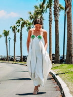 Zinnia - Women's Tropical Maxi Sun Dress