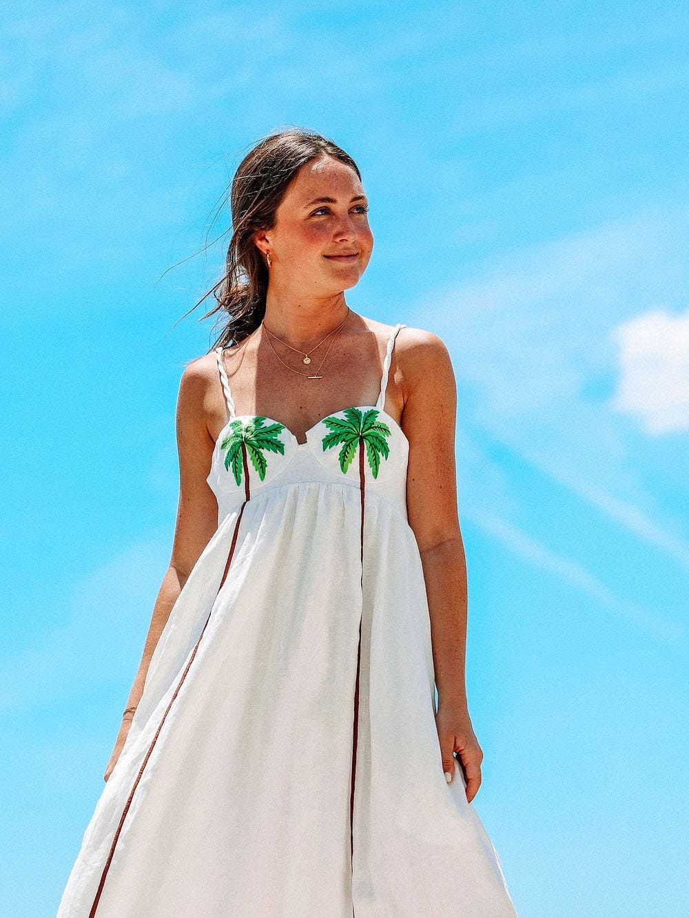 Zinnia - Women's Tropical Maxi Sun Dress