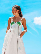 Zinnia - Women's Tropical Maxi Sun Dress